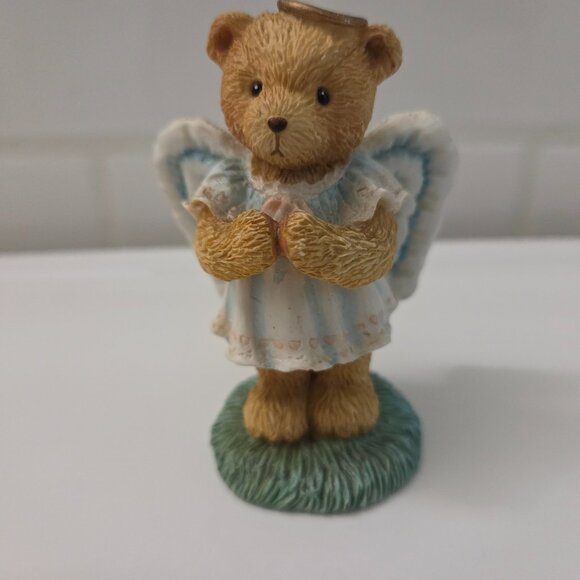 Vintage Cherished Teddies Angie I Brought the Star 1992 Christmas - Picture 1 of 3